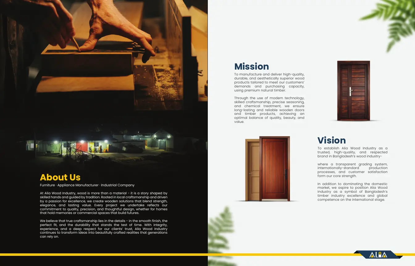 Alia Wood Industry company profile, spread 2 of 17